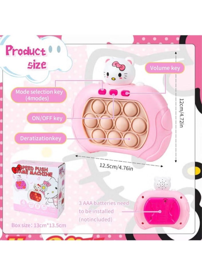 Quick Squeeze Bubble Toy for Kids and Adults, Electronic Pop It Toy, Quick Push Bubble Toy, Electronic Fidget Toy, Quick Push Toy (Kitty) - Image 3